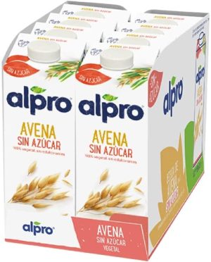 Bebida Vegetal de Avena, Sin Azúcar (8 x 1L)